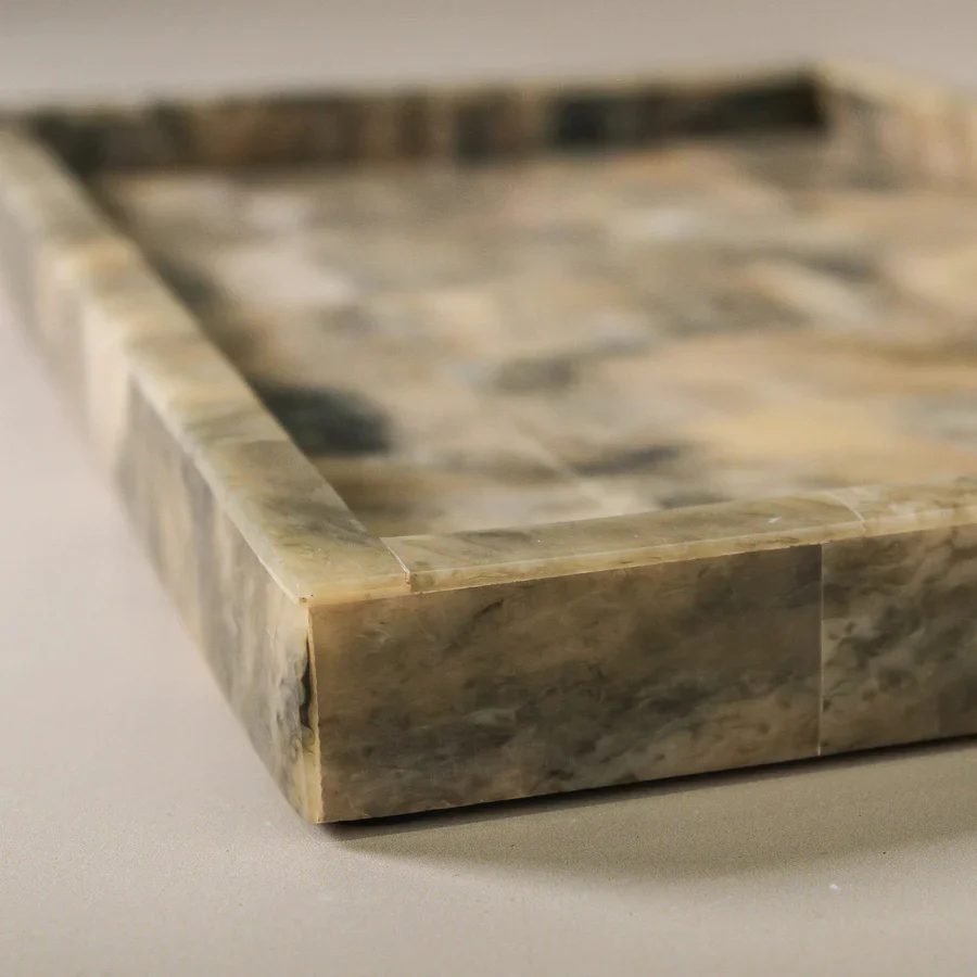 Sephia Horn & Resin Tray - Image 4
