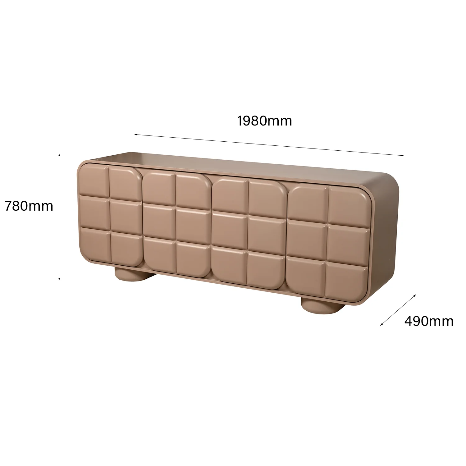 Serano 4 Door Sideboard - Image 15
