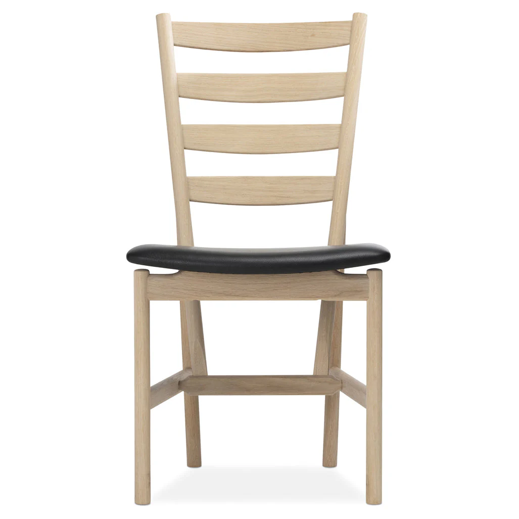 SH Dining Chair - Black Leather - Floor Stock