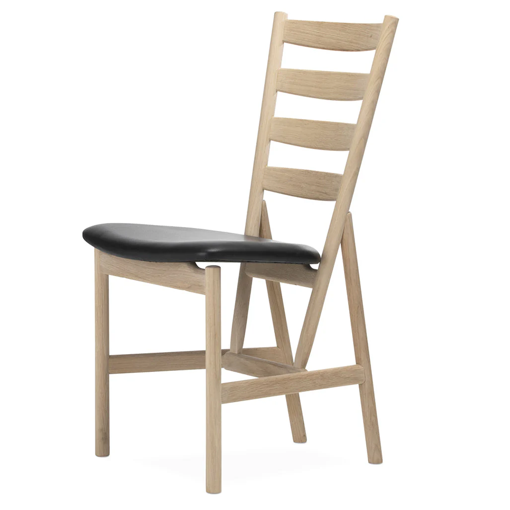 SH Dining Chair - Black Leather - Floor Stock - Image 2