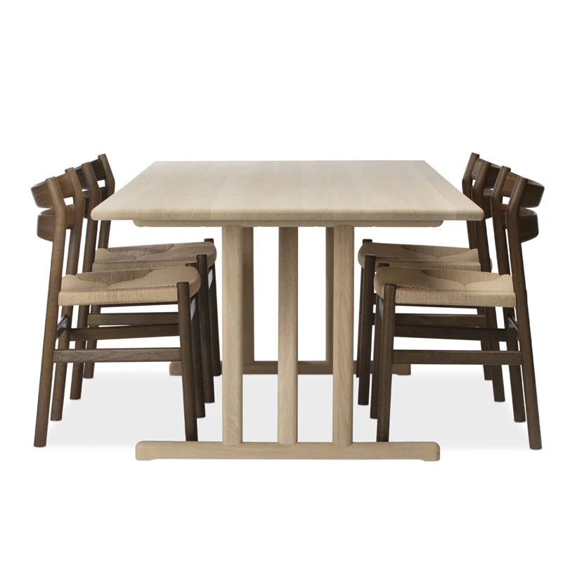 SH Shaker Dining Table - Oak/Soap - Floor Stock - Image 4