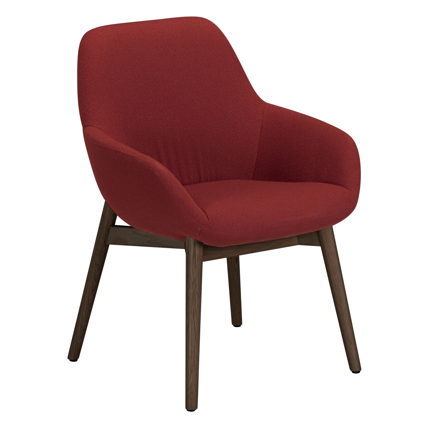 Sinum Arm Chair with Wooden Base - Image 5