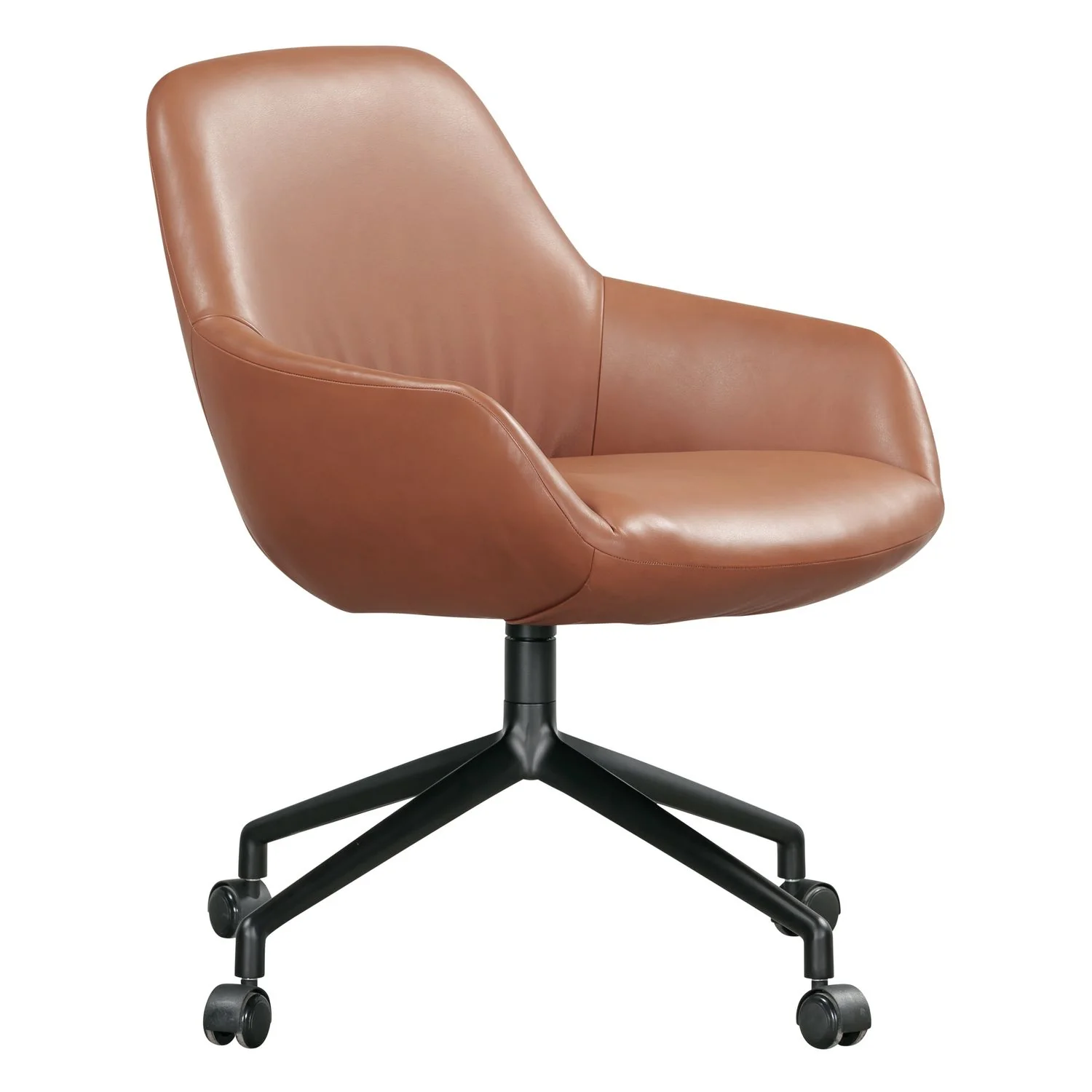 Sinum Swivel Arm Chair with Castors - Image 2