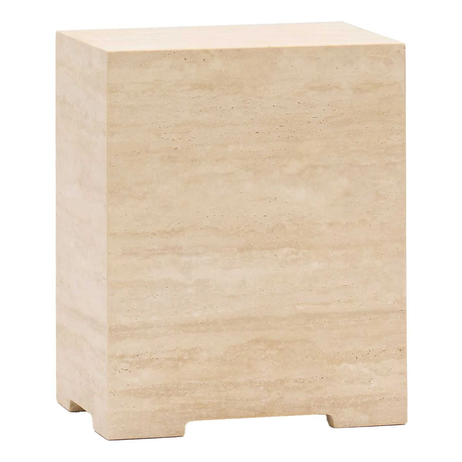 Situation Travertine Side Table - Image 3