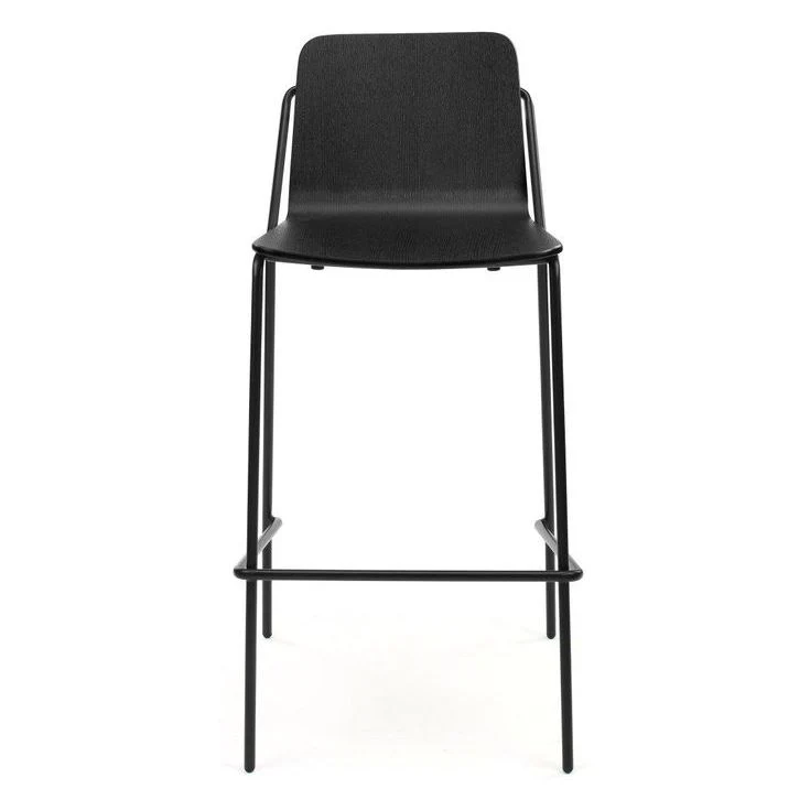 Sling Wooden Bar Stool - Image 3