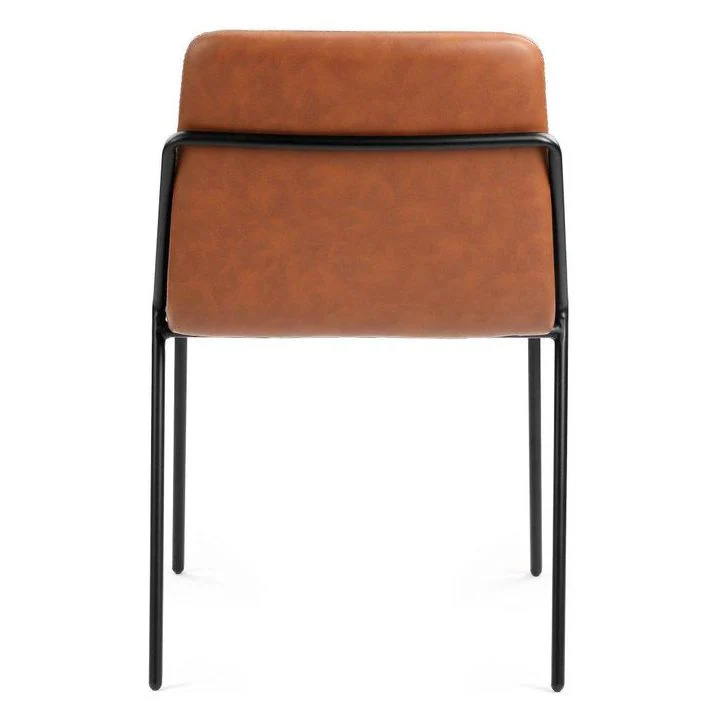 Sling Leather Dining Chair - Image 3