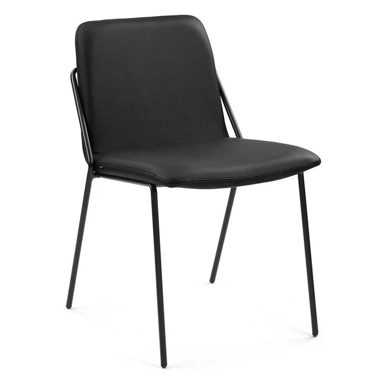 Sling Leather Dining Chair - Image 4