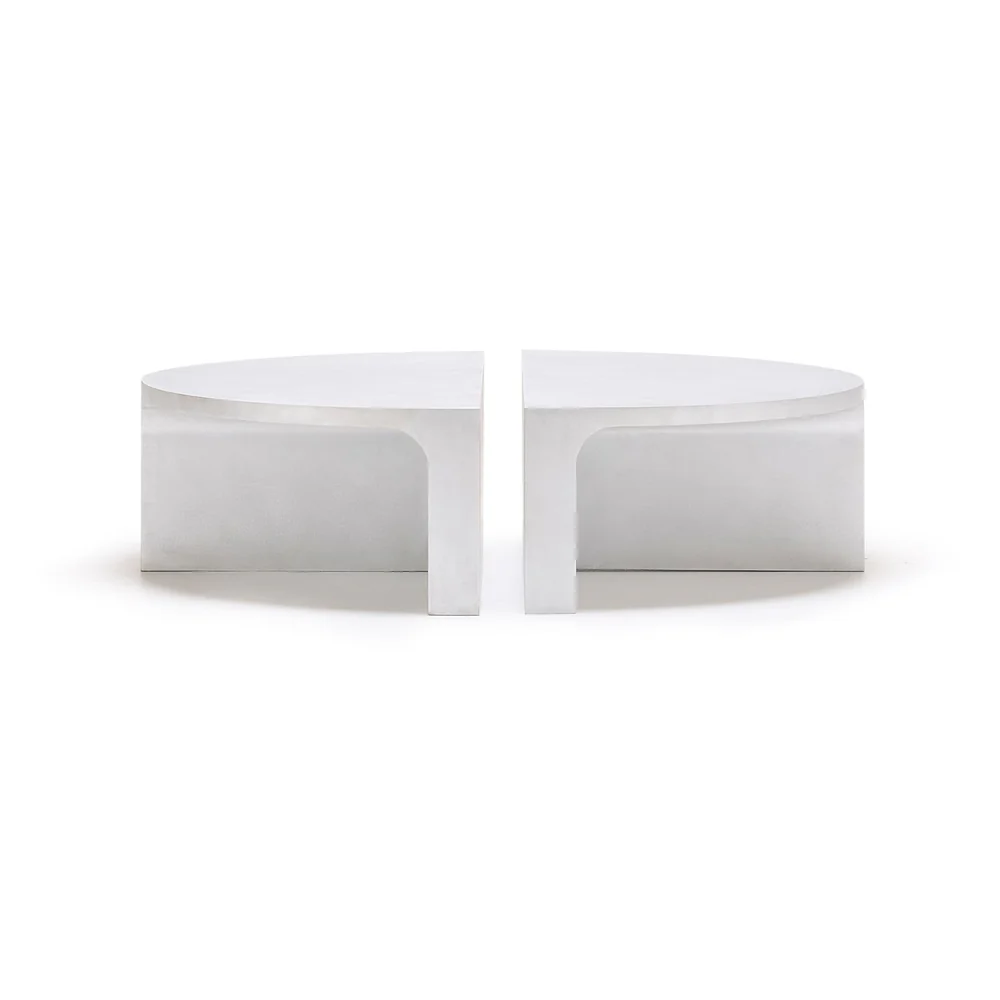 Stoic Round Metal Coffee Table - Set of 2