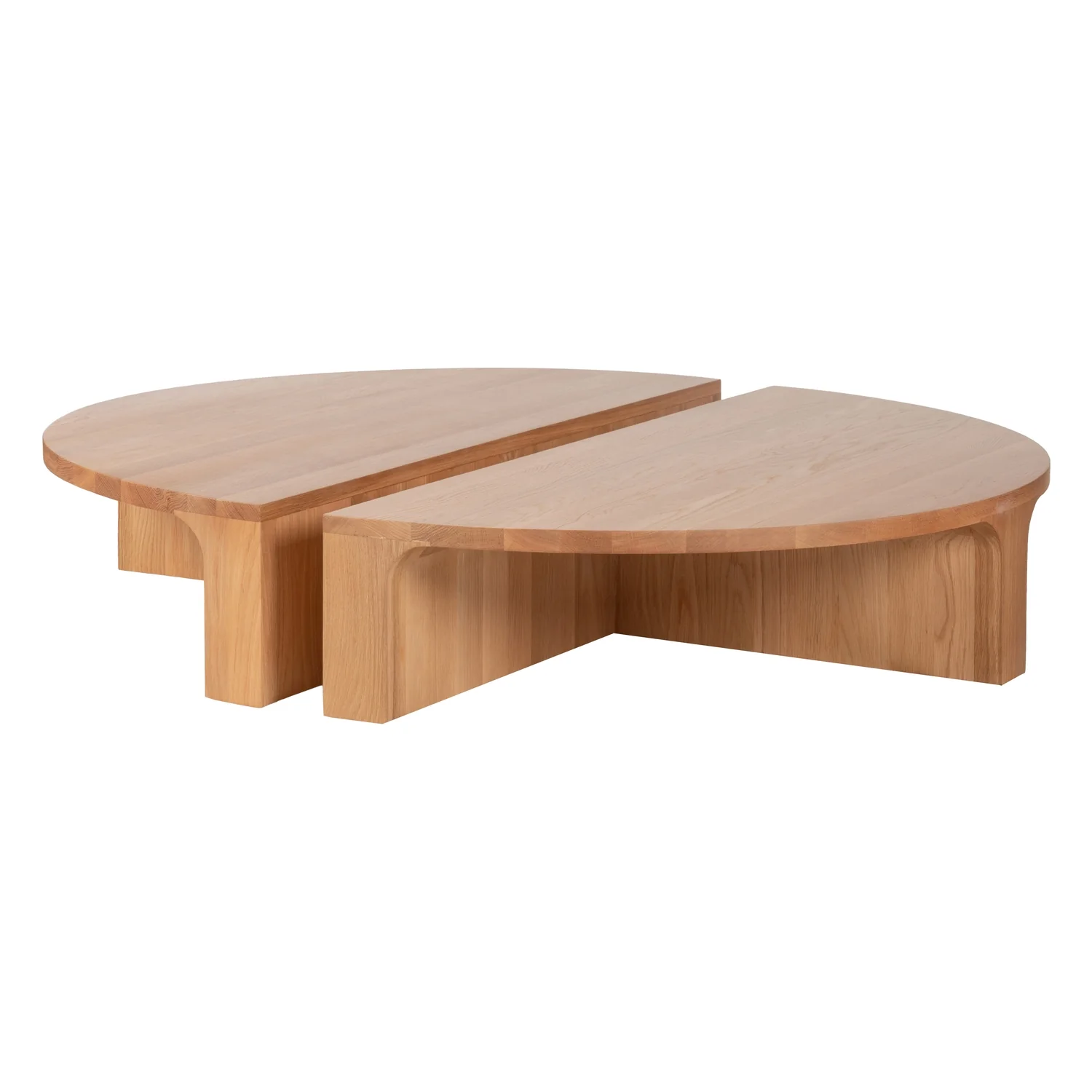 Stoic Round Timber Coffee Table - Set of 2
