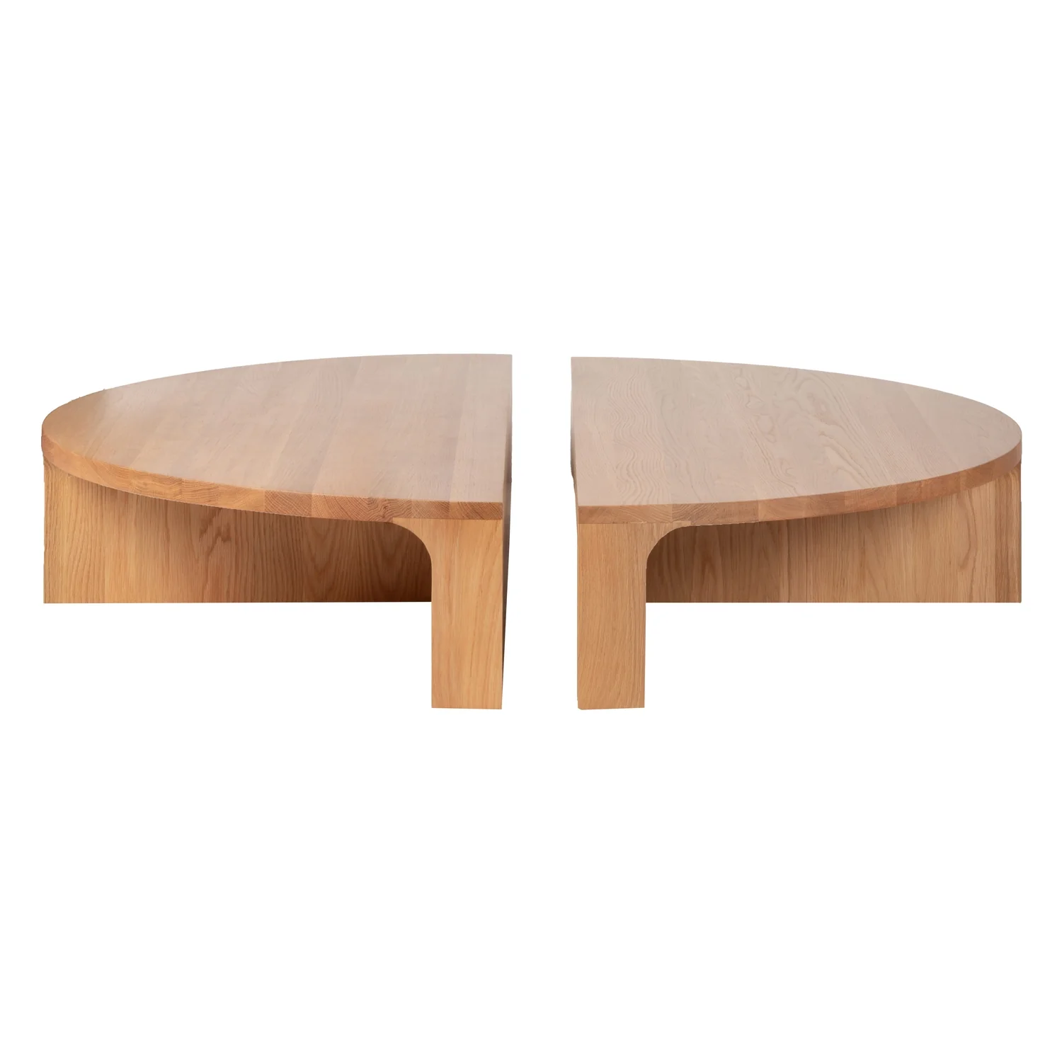 Stoic Round Timber Coffee Table - Set of 2 - Image 2