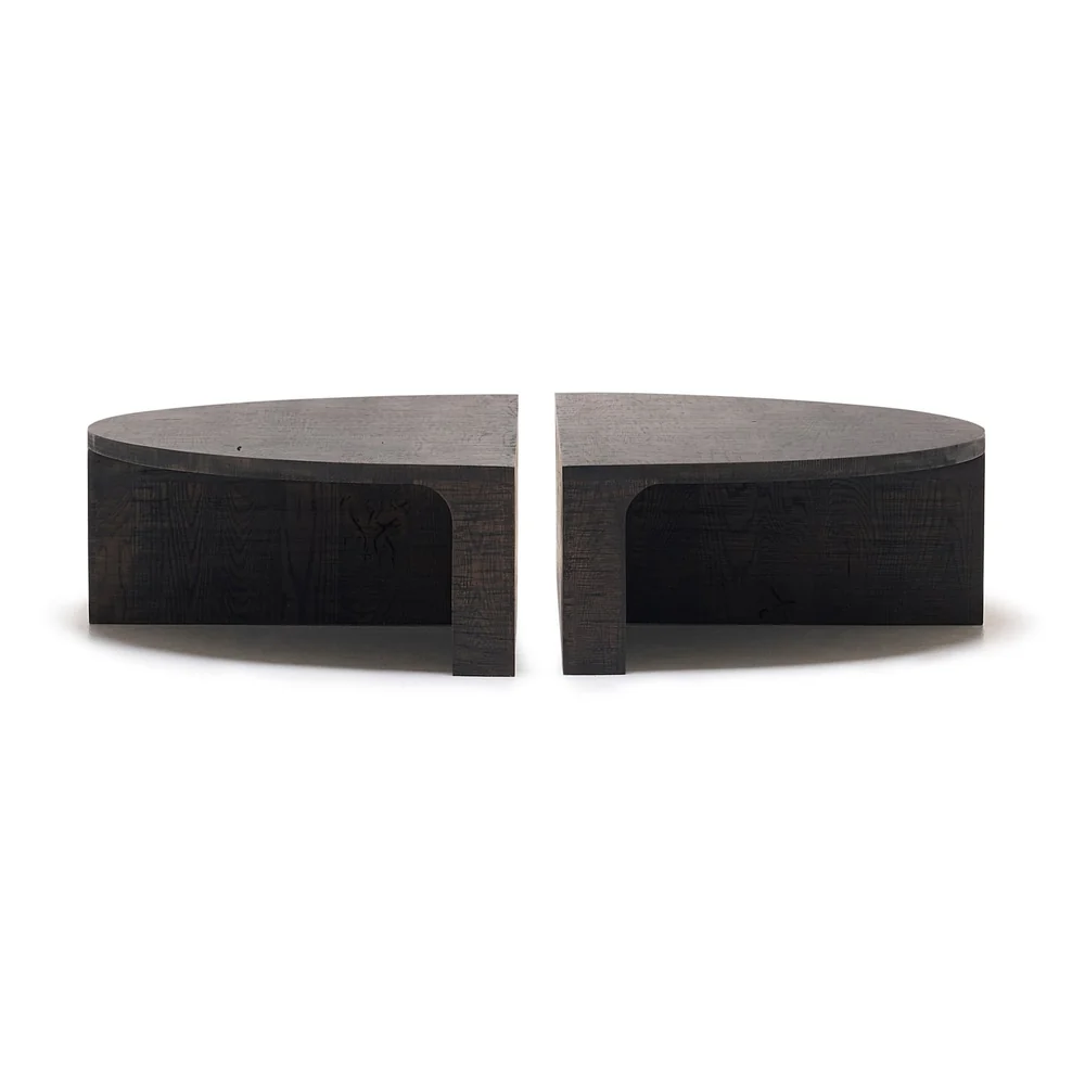 Stoic Round Timber Coffee Table - Set of 2 - Image 23