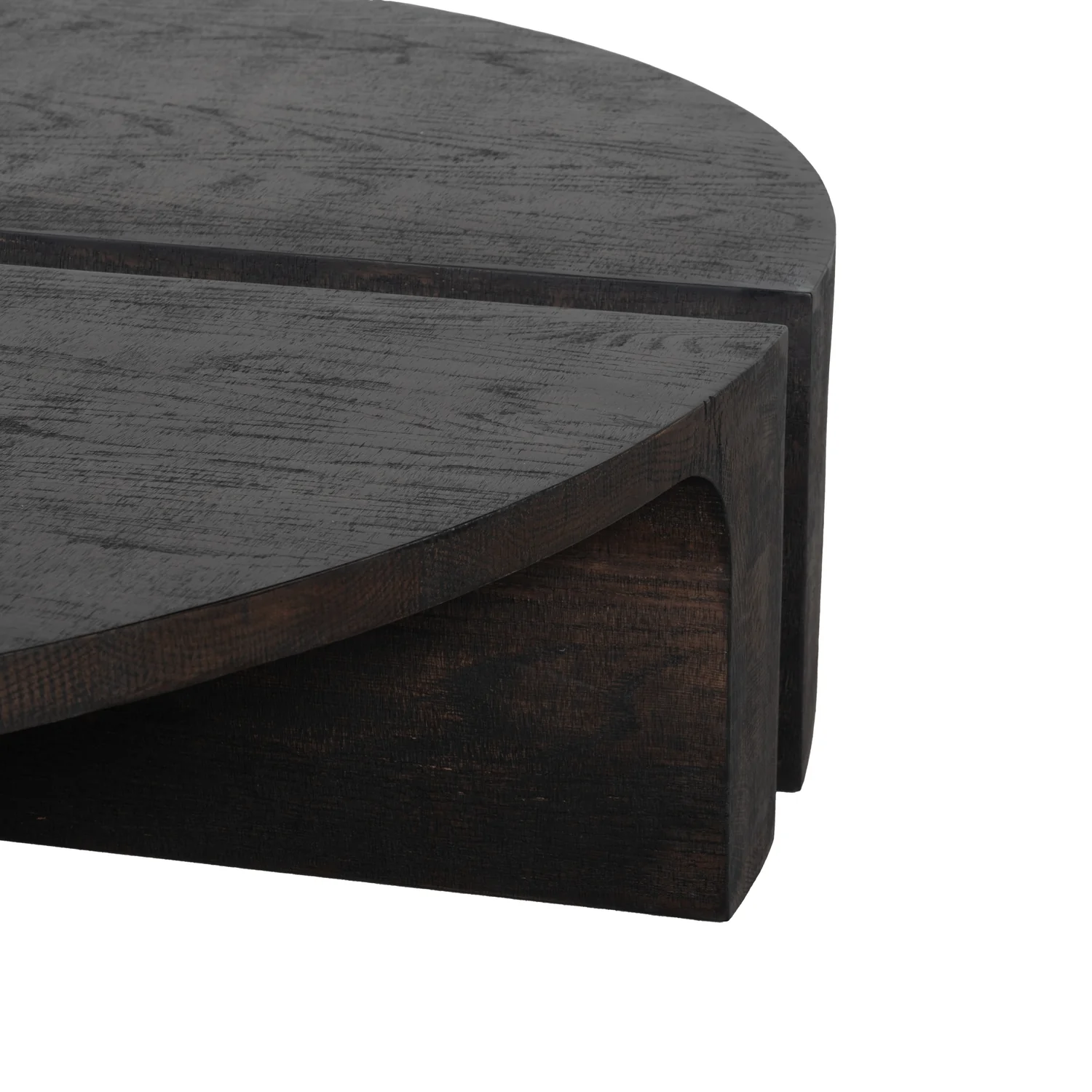 Stoic Round Timber Coffee Table - Set of 2 - Image 32