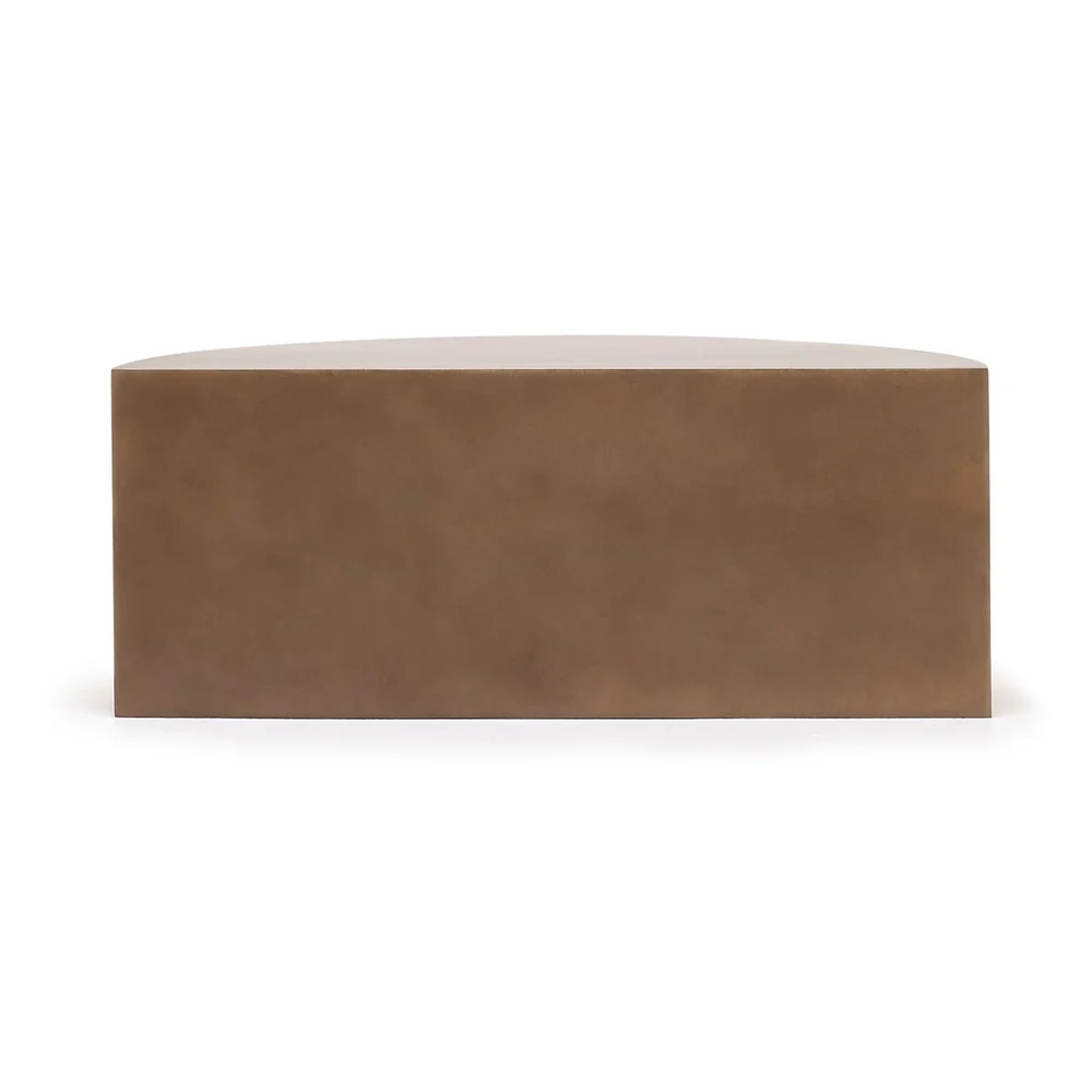 Stoic Semi-Circle Metal Coffee Table - Image 2