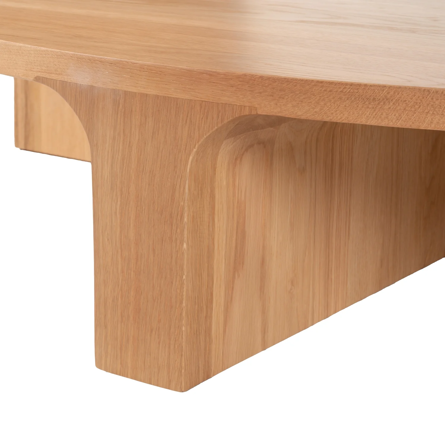 Stoic Semi-Circle Timber Coffee Table - Image 11