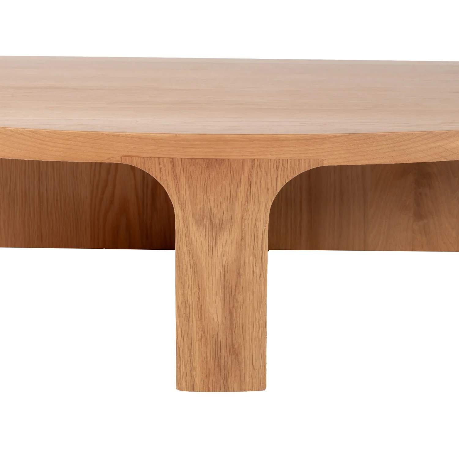 Stoic Semi-Circle Timber Coffee Table - Image 12