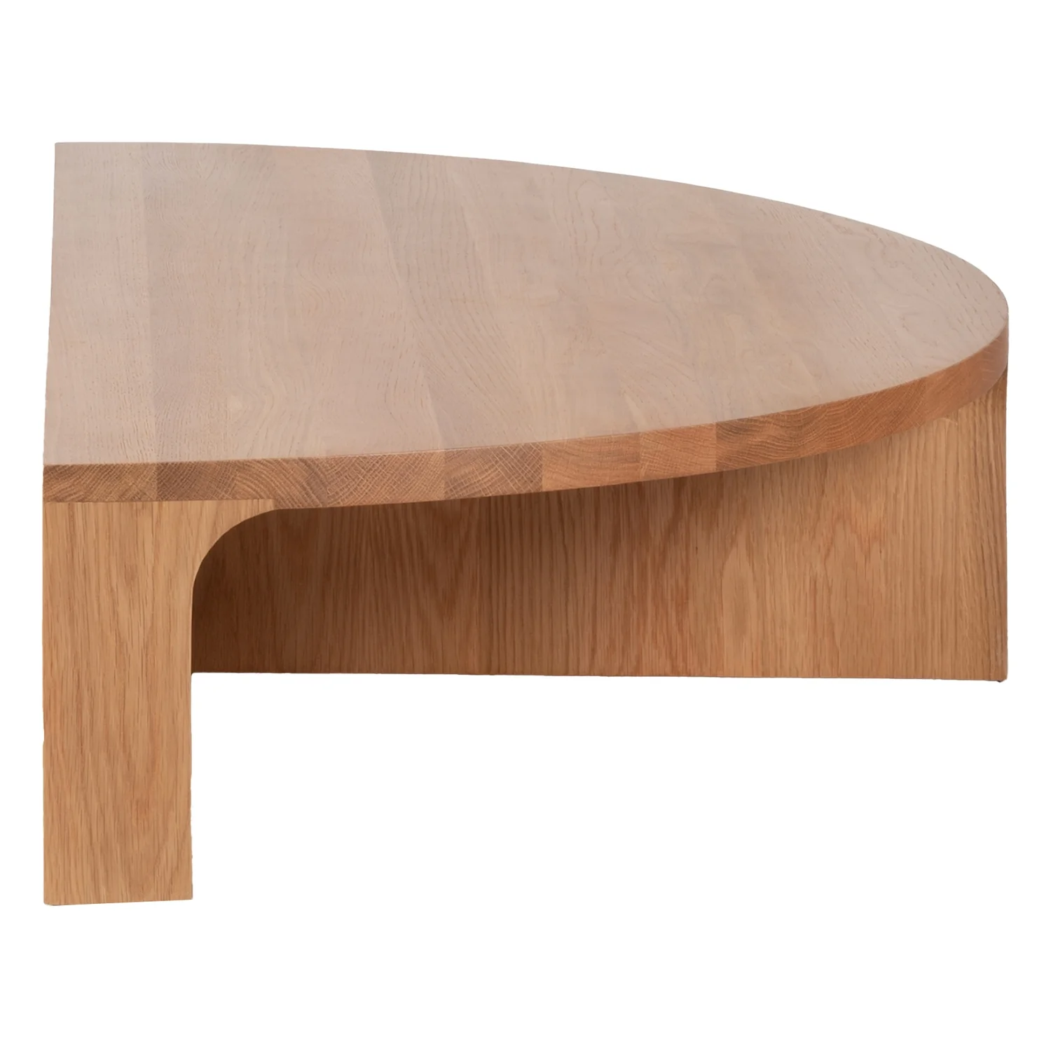 Stoic Semi-Circle Timber Coffee Table - Image 3