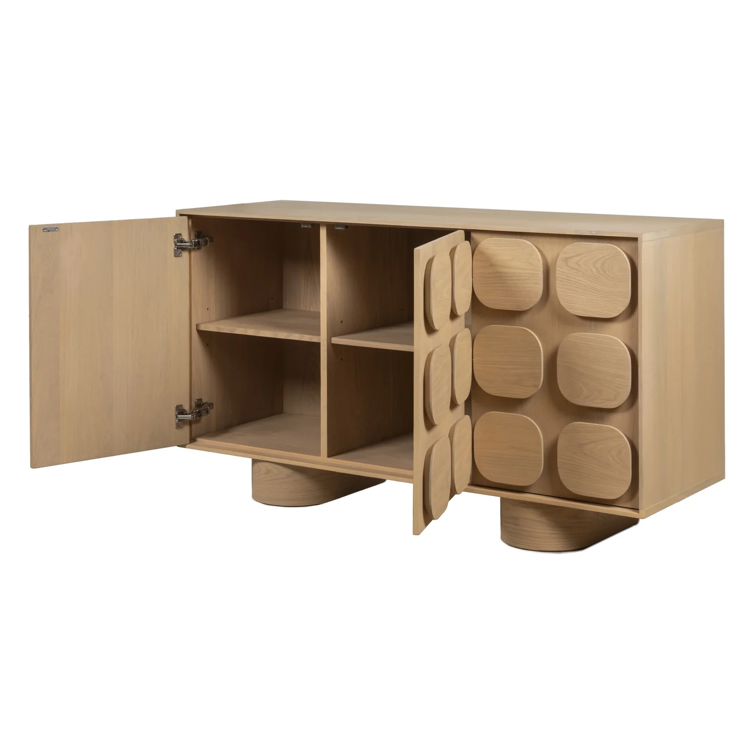 Tansu 3 Doors Sideboard - Image 7