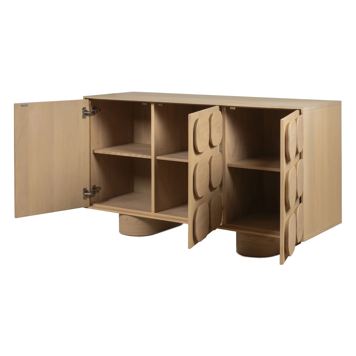 Tansu 3 Doors Sideboard - Image 8
