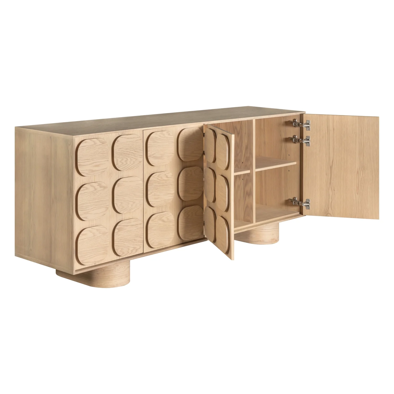 Tansu 4 Doors Sideboard - Image 3