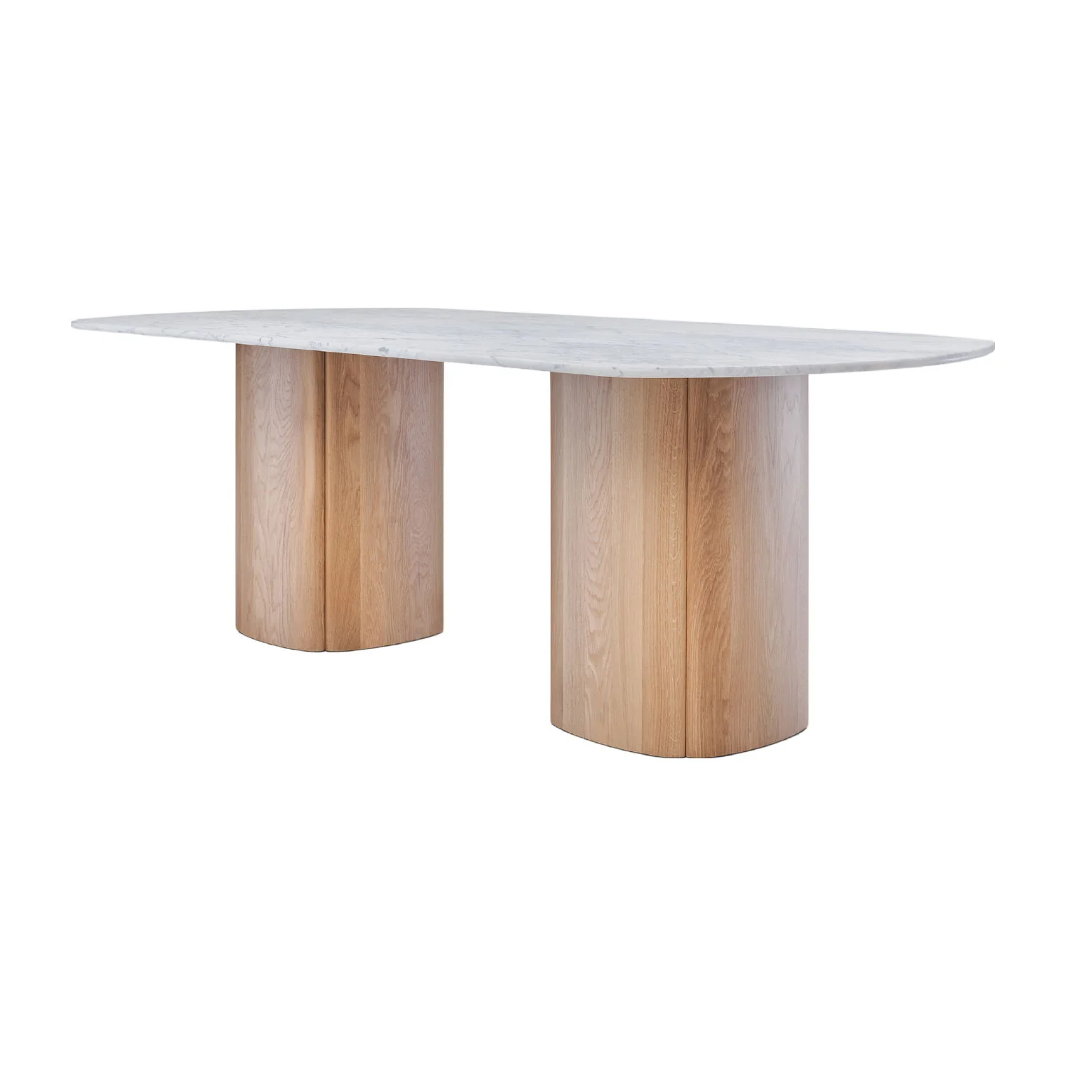 Tathra Marble Oval Dining Table - Image 2