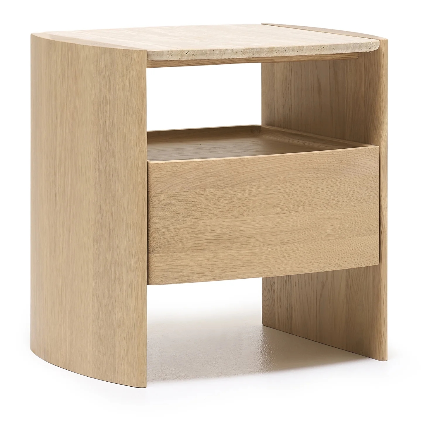 Tathra Travertine Nightstand