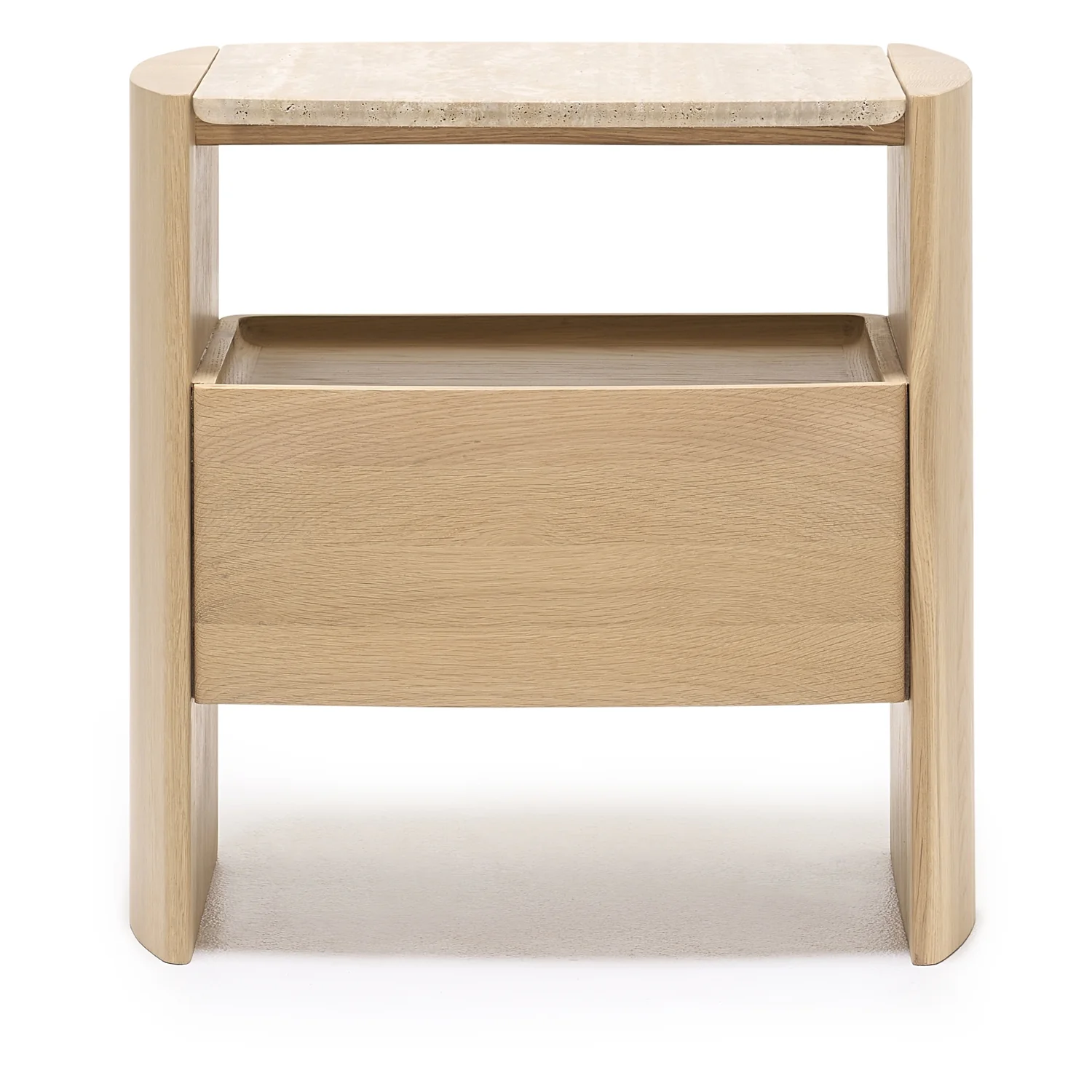 Tathra Travertine Nightstand - Image 2