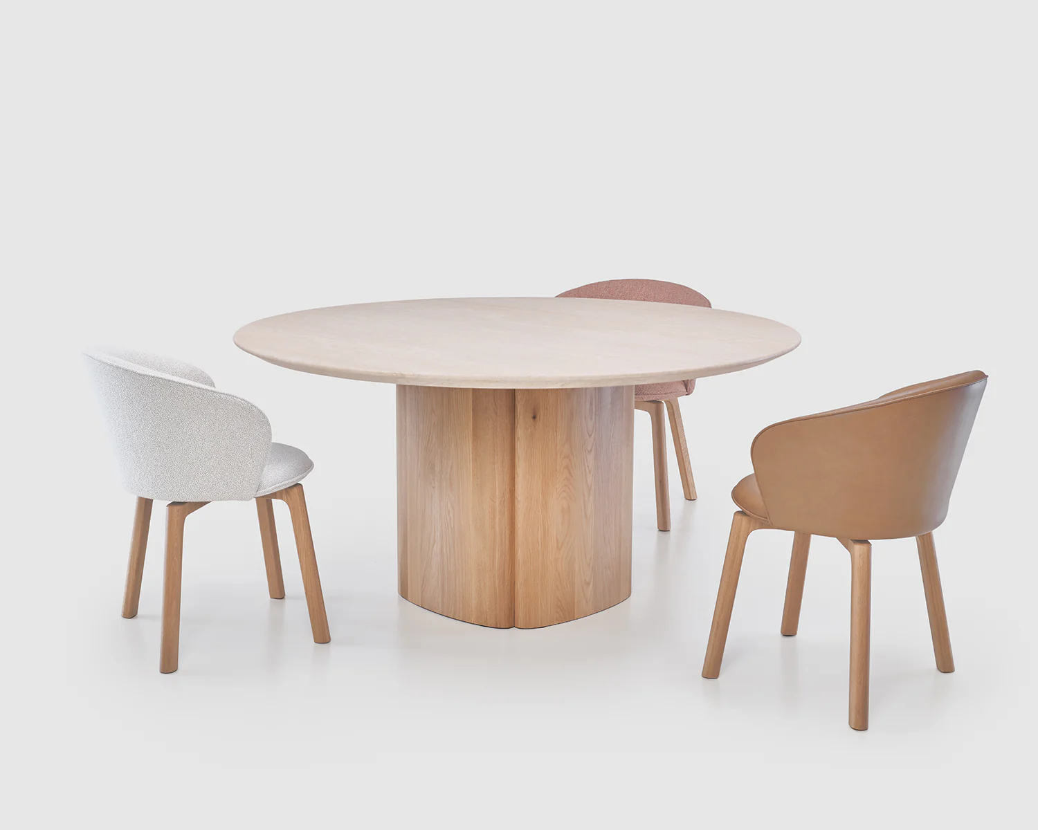 Tathra Travertine Round Dining Table - Image 3