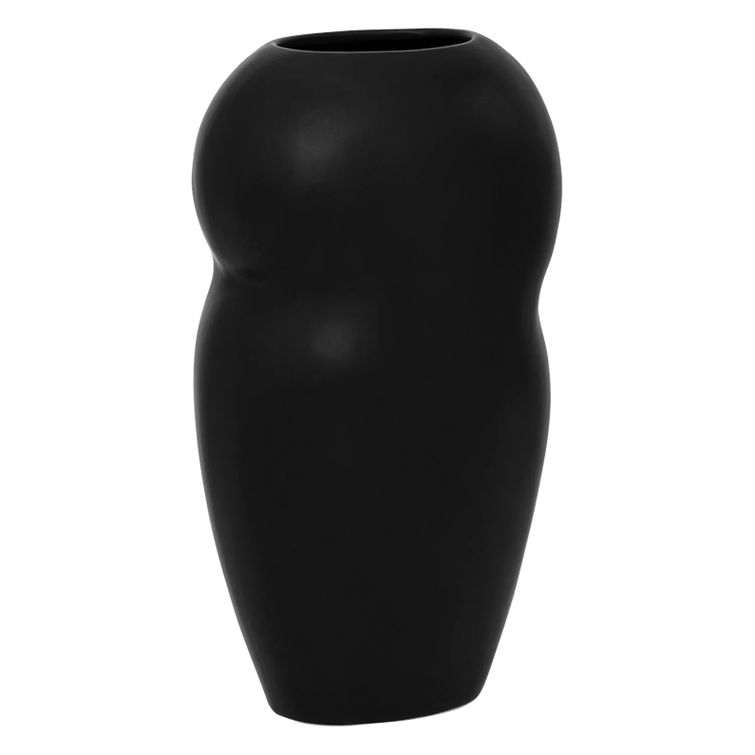 Tavi Ceramic Vase - Black - Image 2
