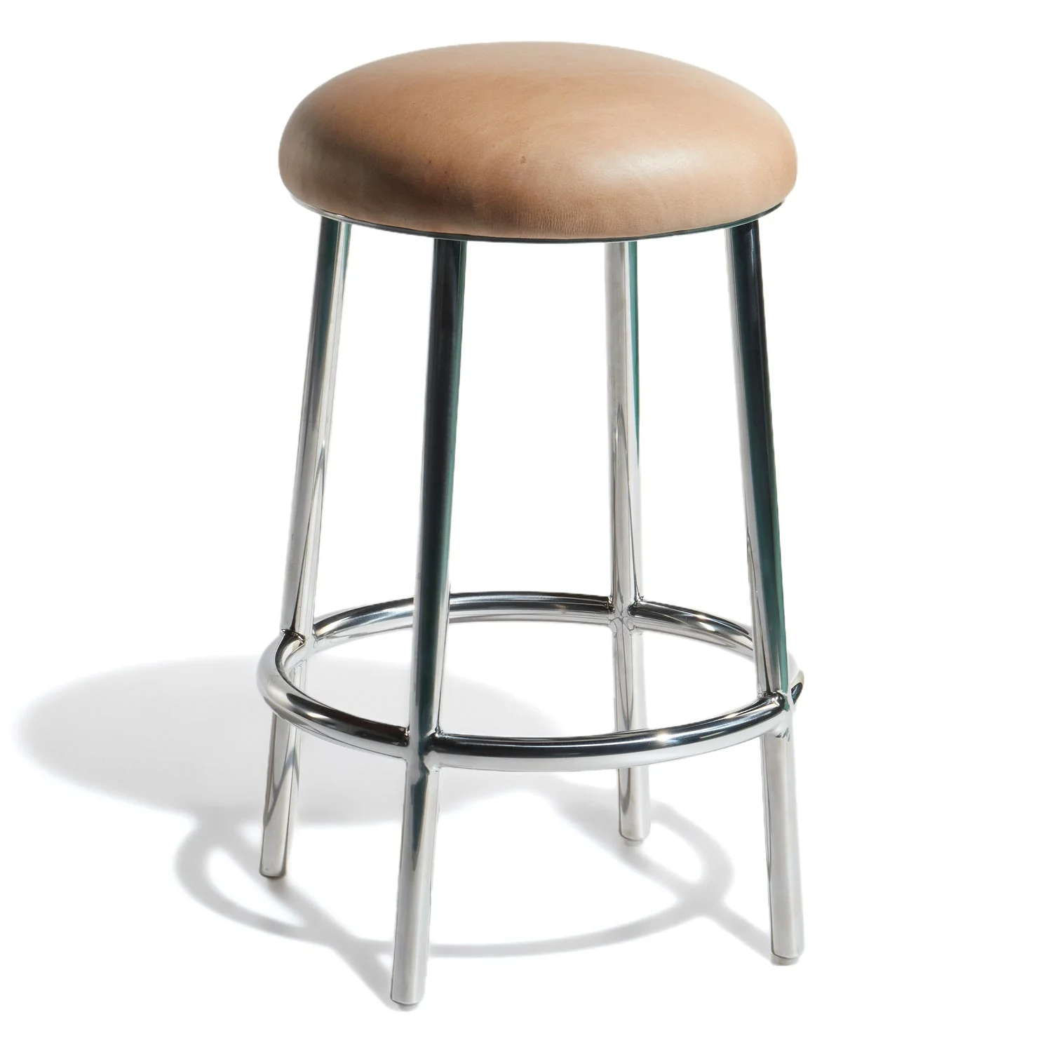 The Standard Counter Stool - Butter Coco Brown Leather - Floor Stock
