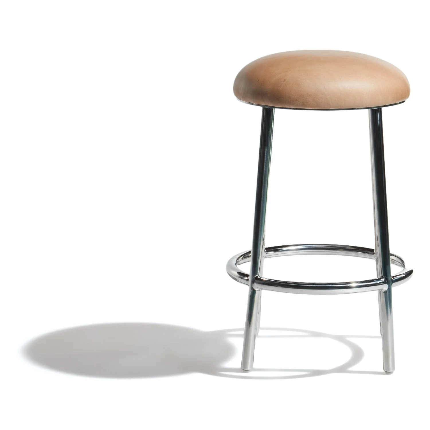 The Standard Counter Stool - Butter Coco Brown Leather - Floor Stock - Image 2