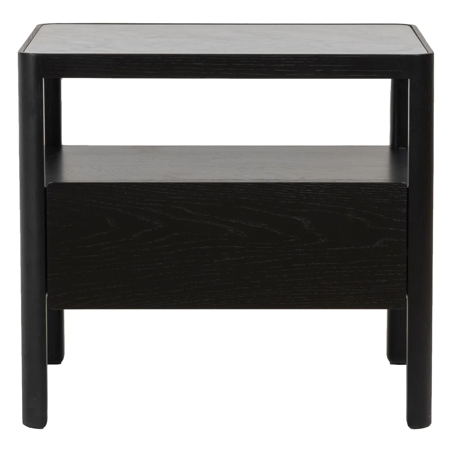 Theo Marble Wide Bedside Table