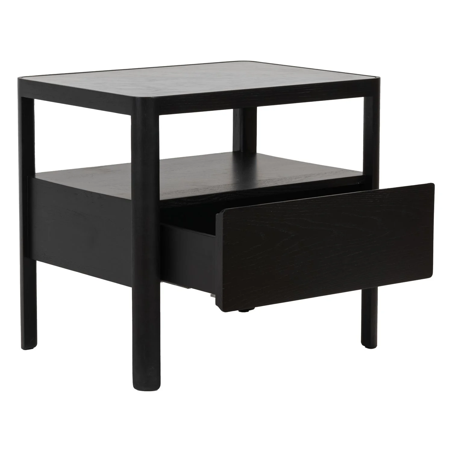 Theo Marble Wide Bedside Table - Image 2