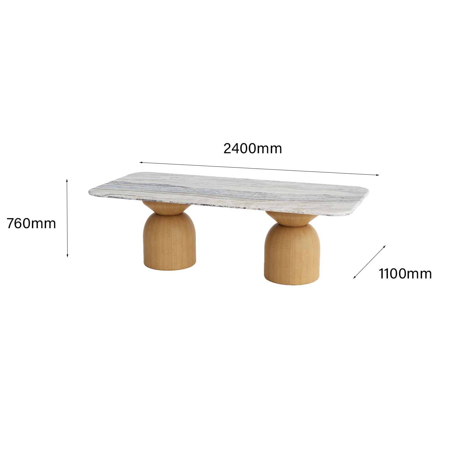 Tiramisu Rectangular Dining Table - Image 13