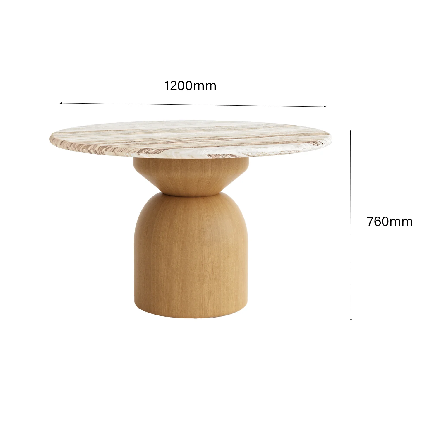 Tiramisu Round Dining Table - Image 11