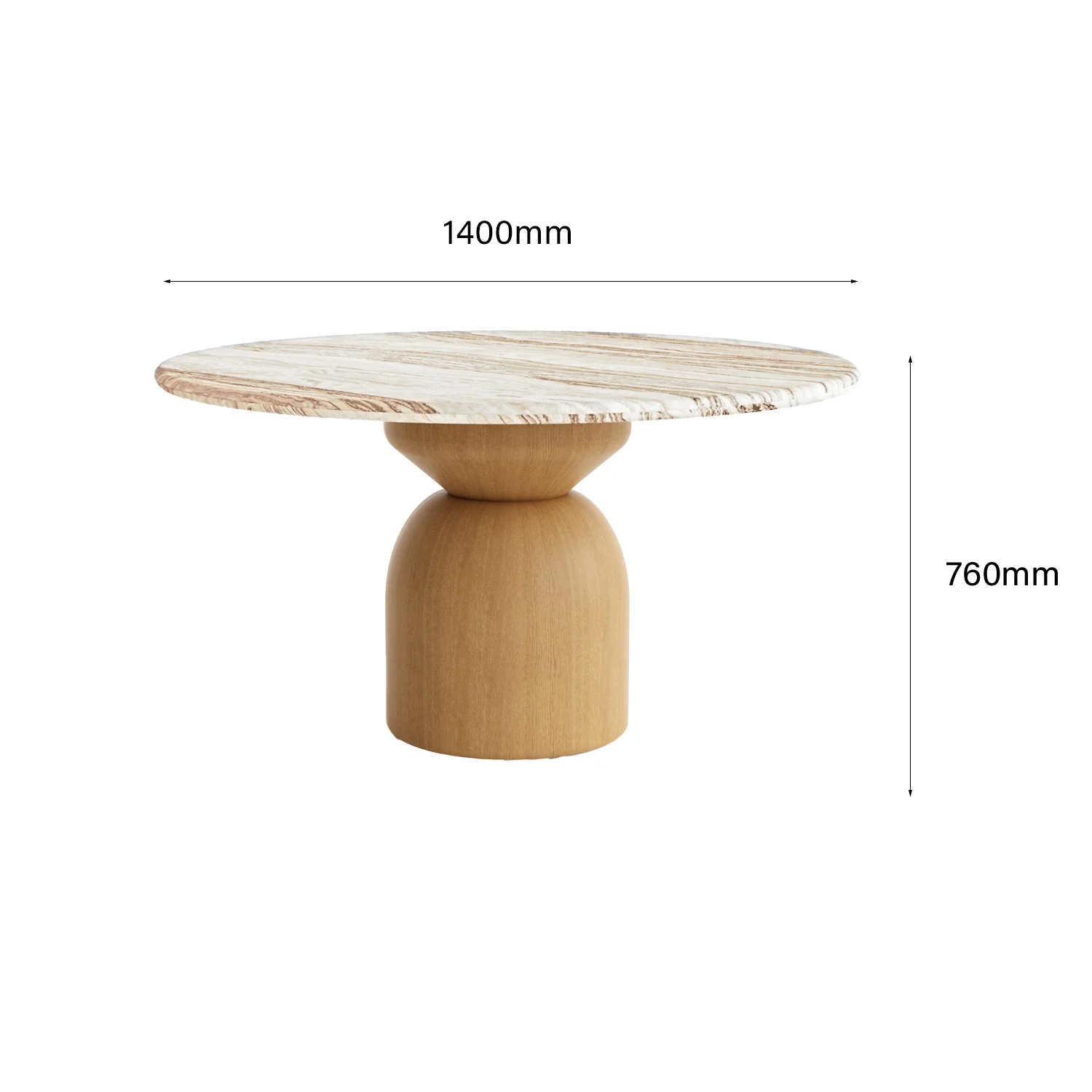 Tiramisu Round Dining Table - Image 12