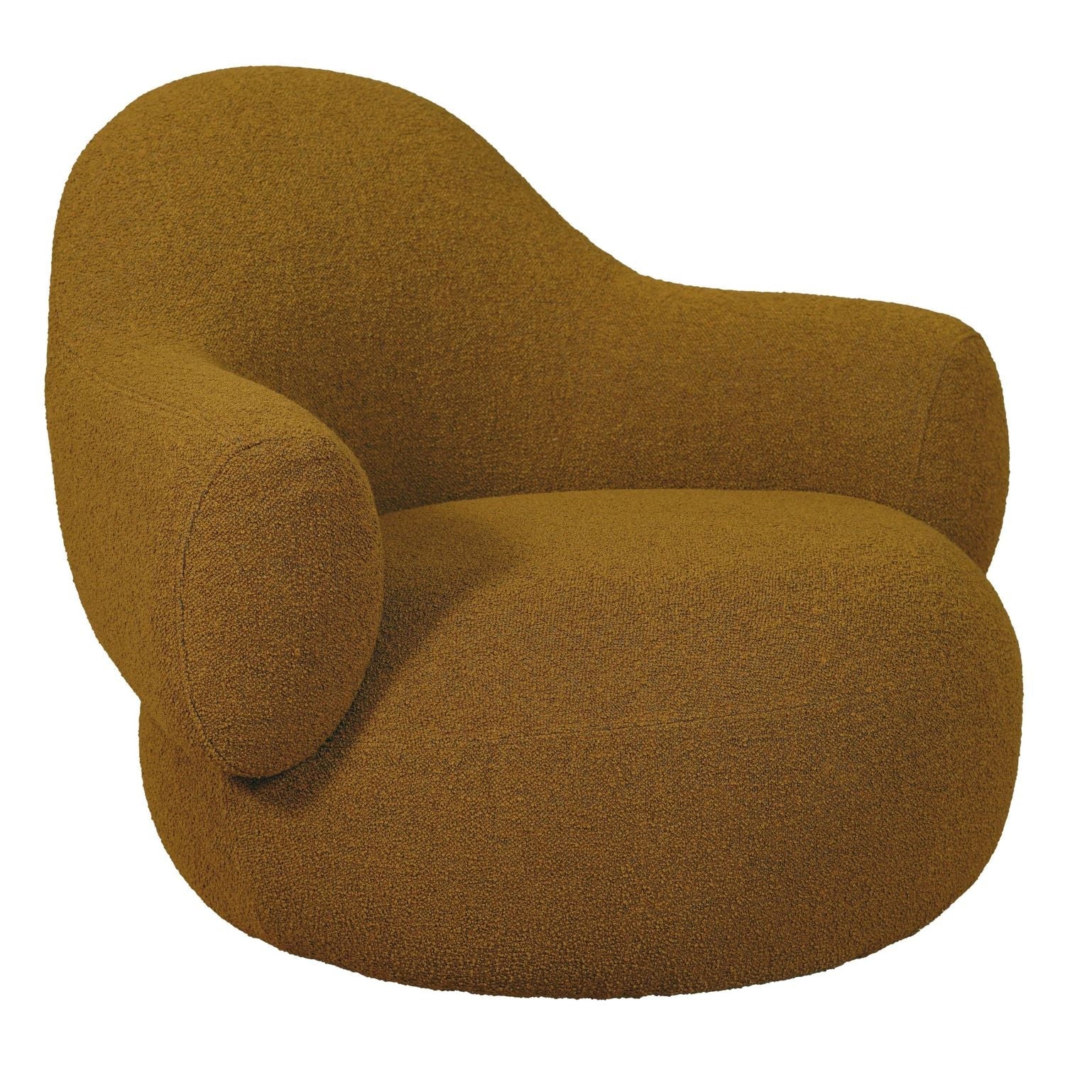Toad Lounge Chair - Ochre-Fleece 0006 - Floor Stock