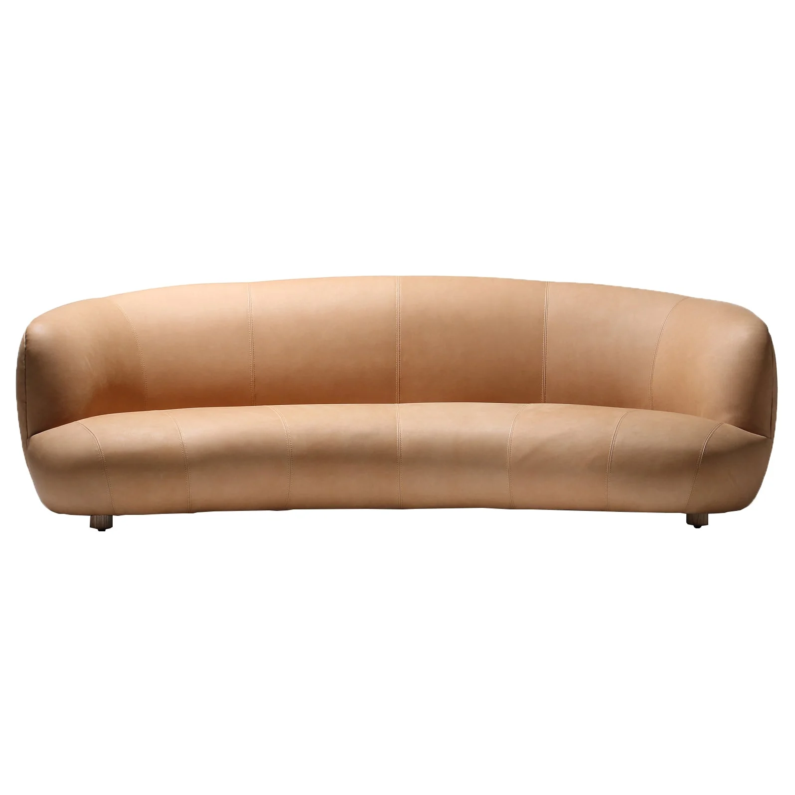 Tribecca 3 Seater Sofa - Latte Leather - Floor Stock
