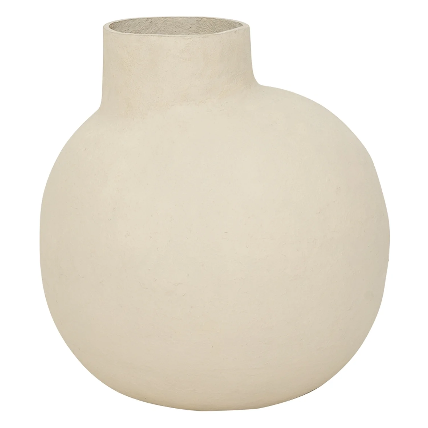 Tuuli Cotton Mache Pot - Natural