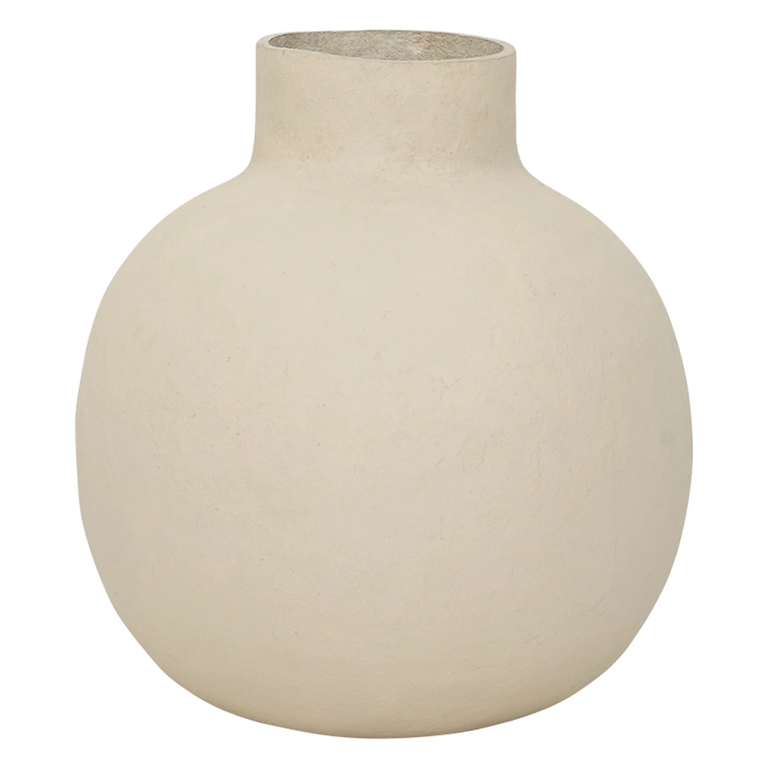 Tuuli Cotton Mache Pot - Natural - Image 2