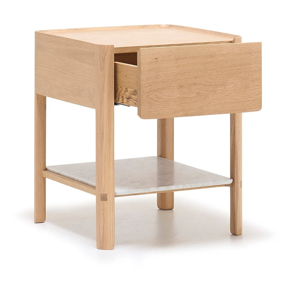 Tye Medium Marble Nightstand - Image 3