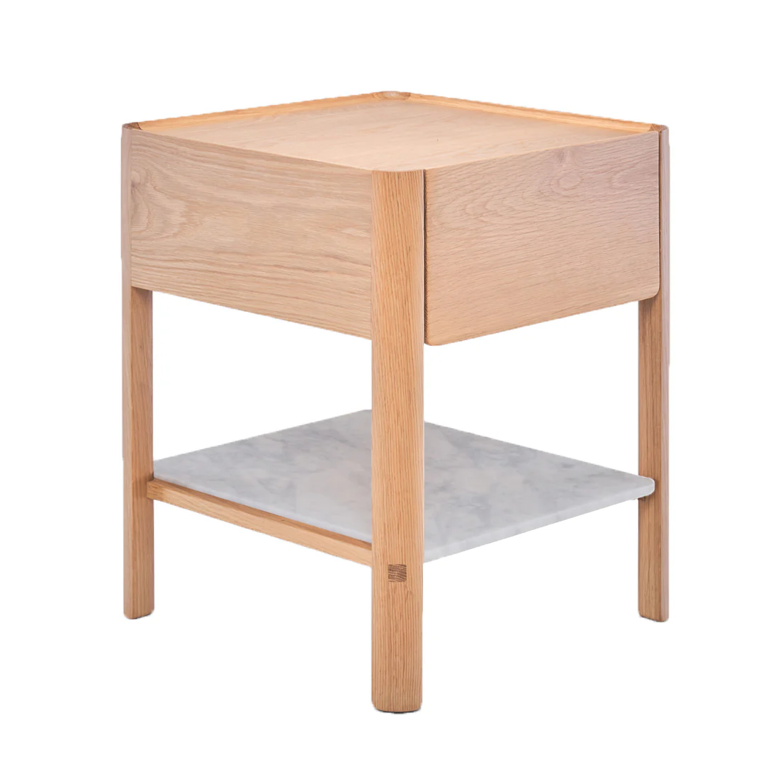 Tye Medium Marble Nightstand - Image 4