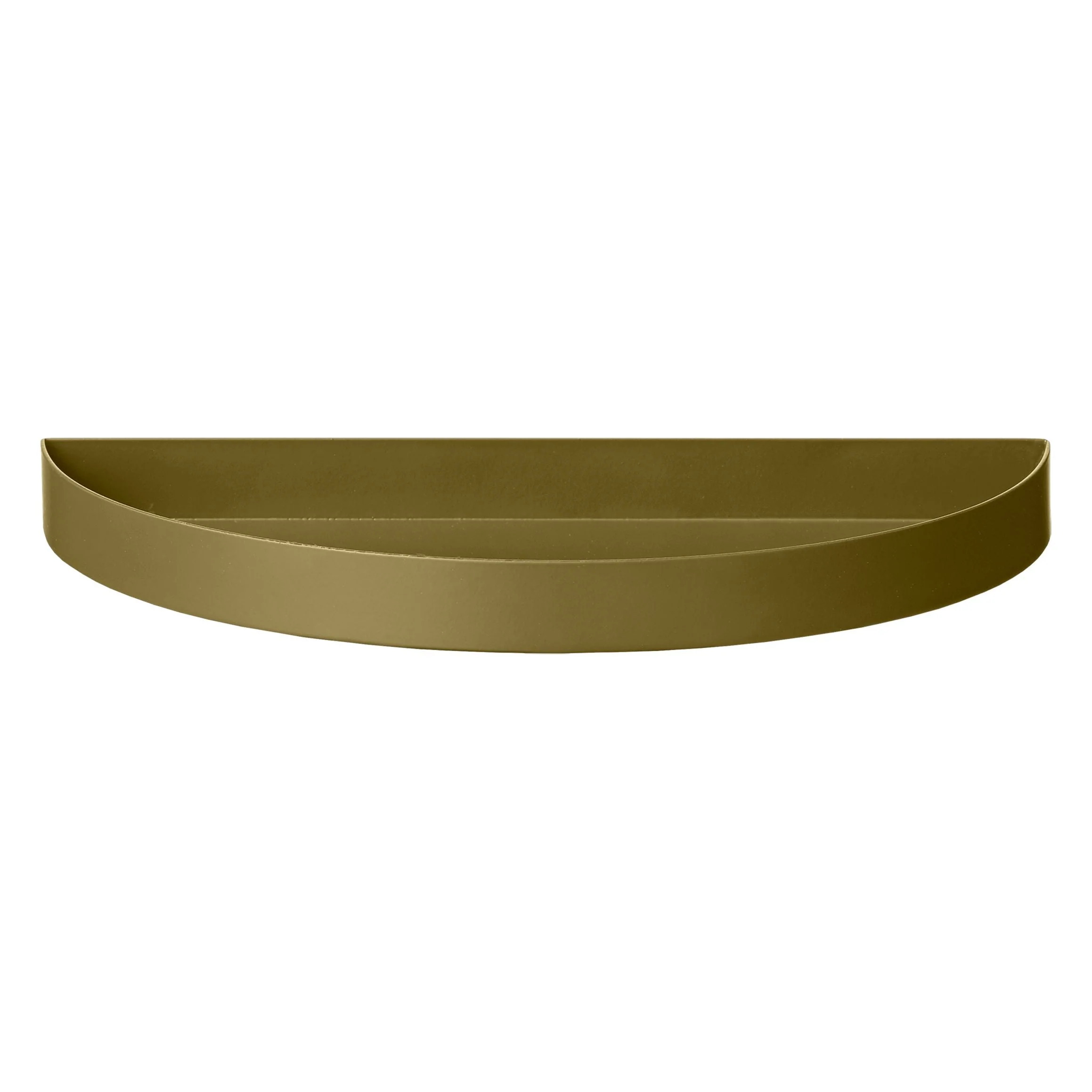 Unity Half Circle Tray - Burned Green - Small - Floor Stock