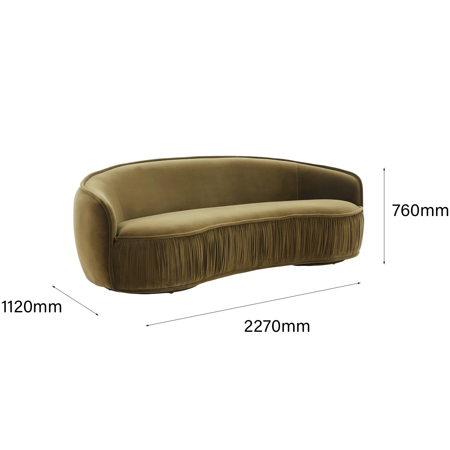 Velia 3 Seater Sofa - Image 11