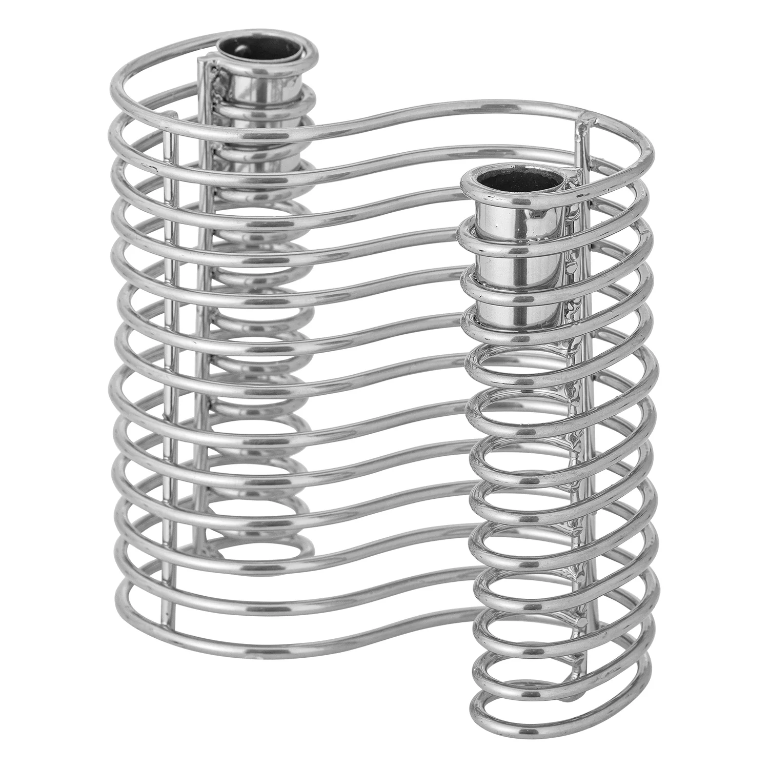 Wavela Iron Candle Holder - Silver