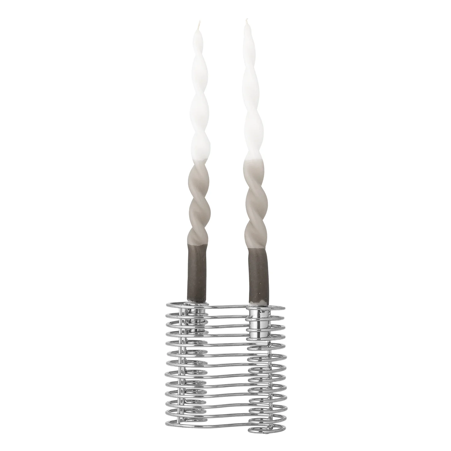 Wavela Iron Candle Holder - Silver - Image 4