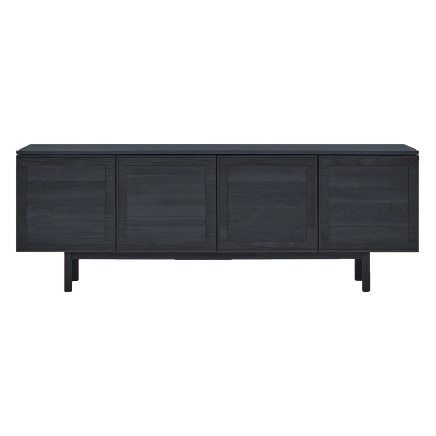 Yorke Classic Timber Sideboard - 4 Doors with Simple Legs - Image 2