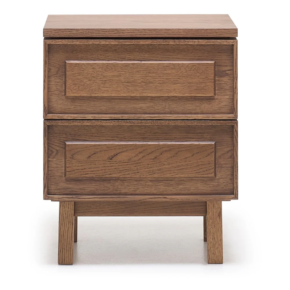 Yorke Classic Timber Small Nightstand with Simple Legs