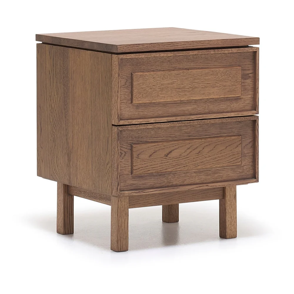 Yorke Classic Timber Small Nightstand with Simple Legs - Image 2