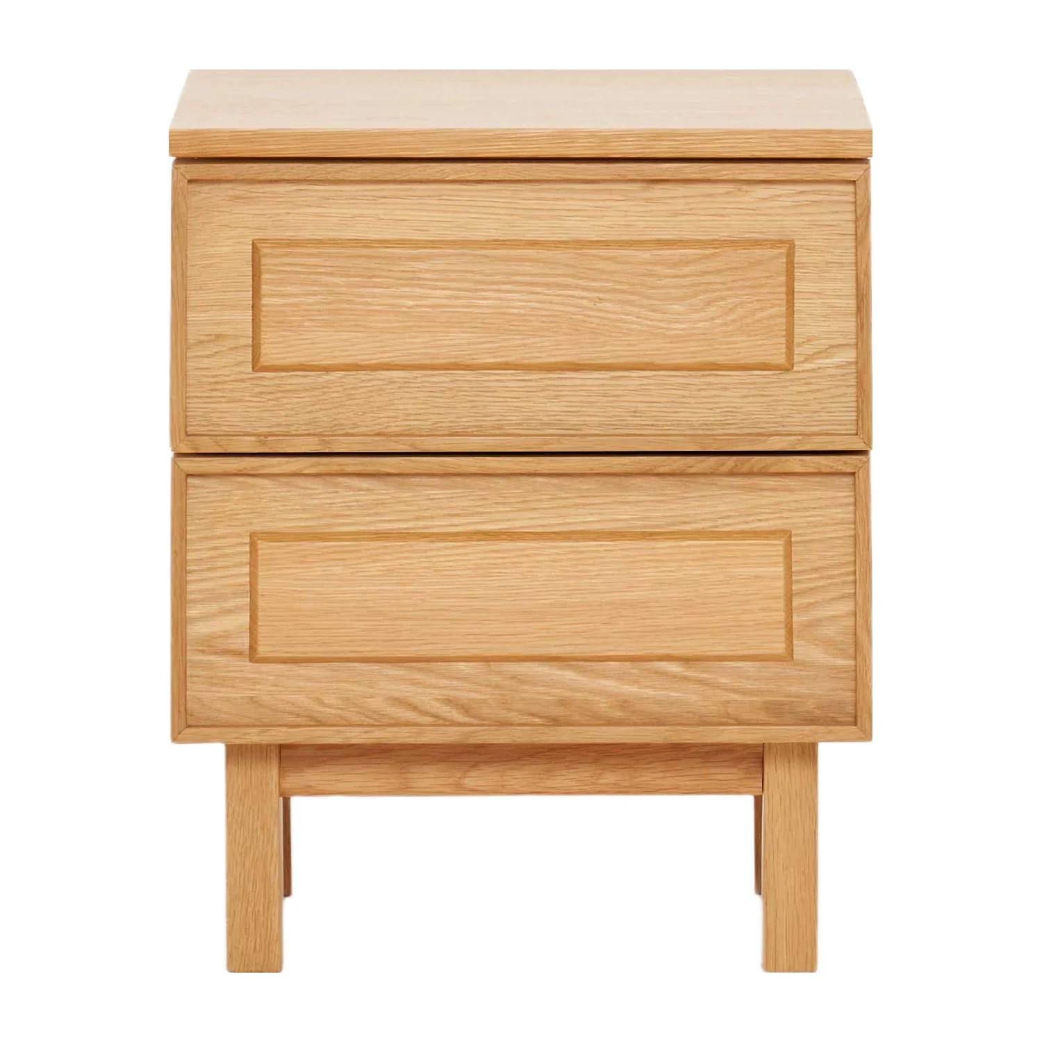 Yorke Classic Timber Small Nightstand with Simple Legs - Image 4