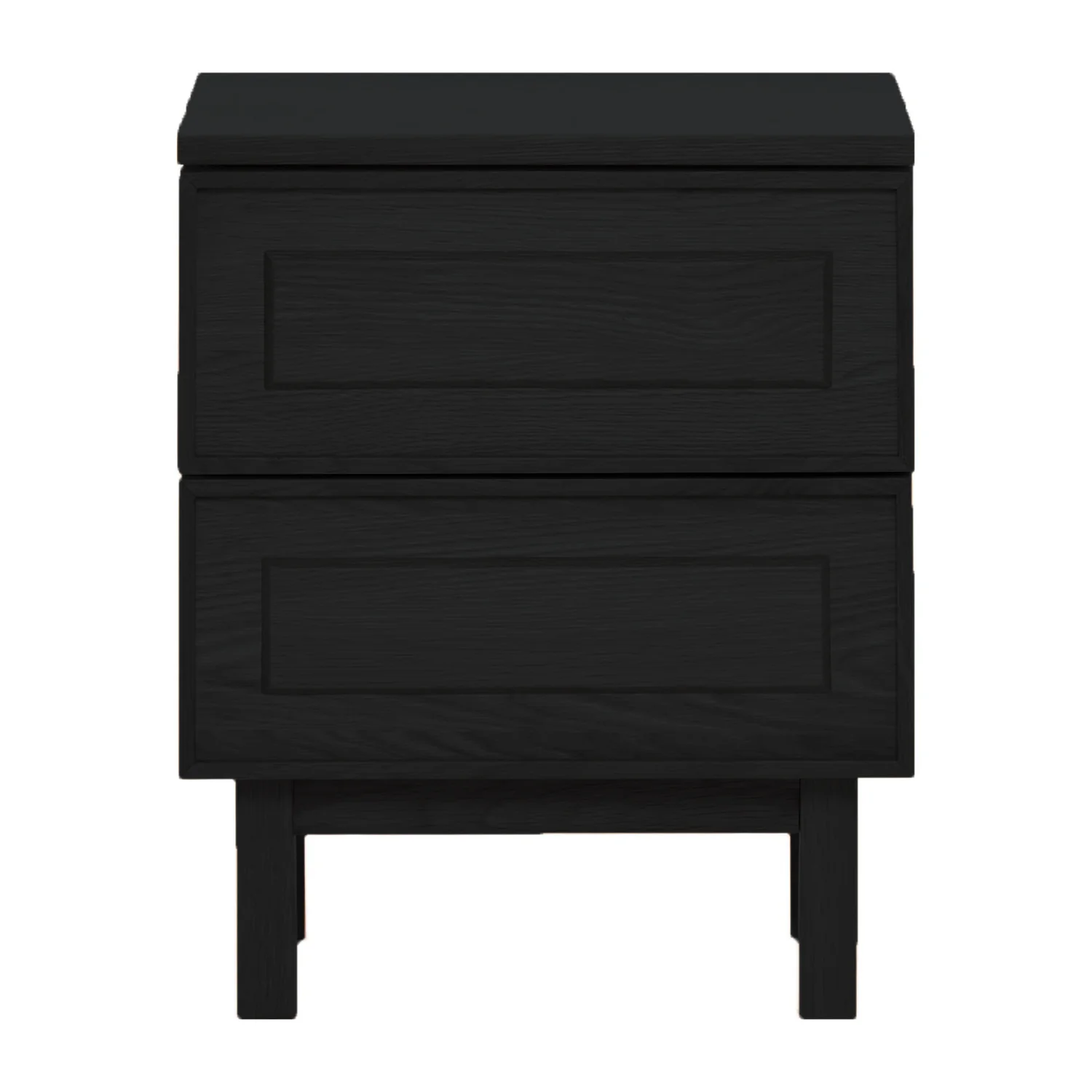 Yorke Classic Timber Small Nightstand with Simple Legs - Image 5